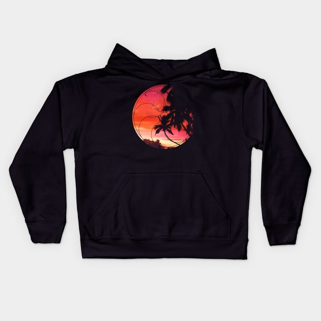 Night Tide Kids Hoodie by Arcuedes